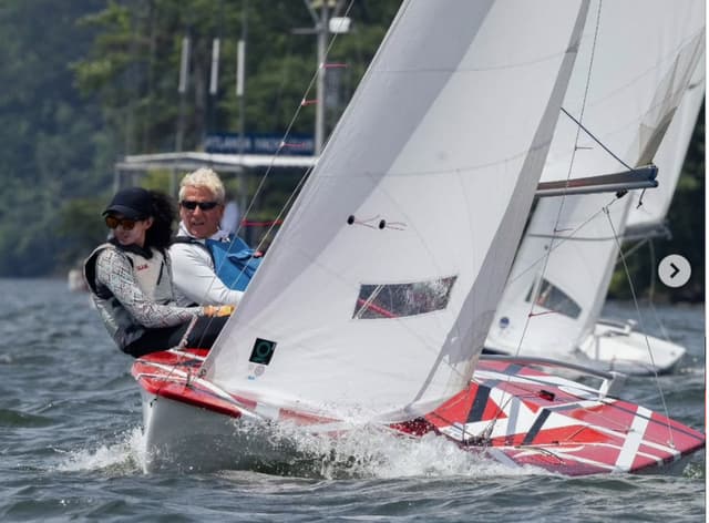 Snipe sailboat racing